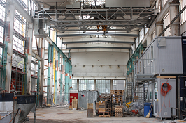 Heute Baustelle, morgen Hotel. Halle 37 am 22.4.13