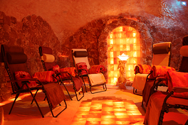 Die Salzoase im Bauch der Trafo-Halle