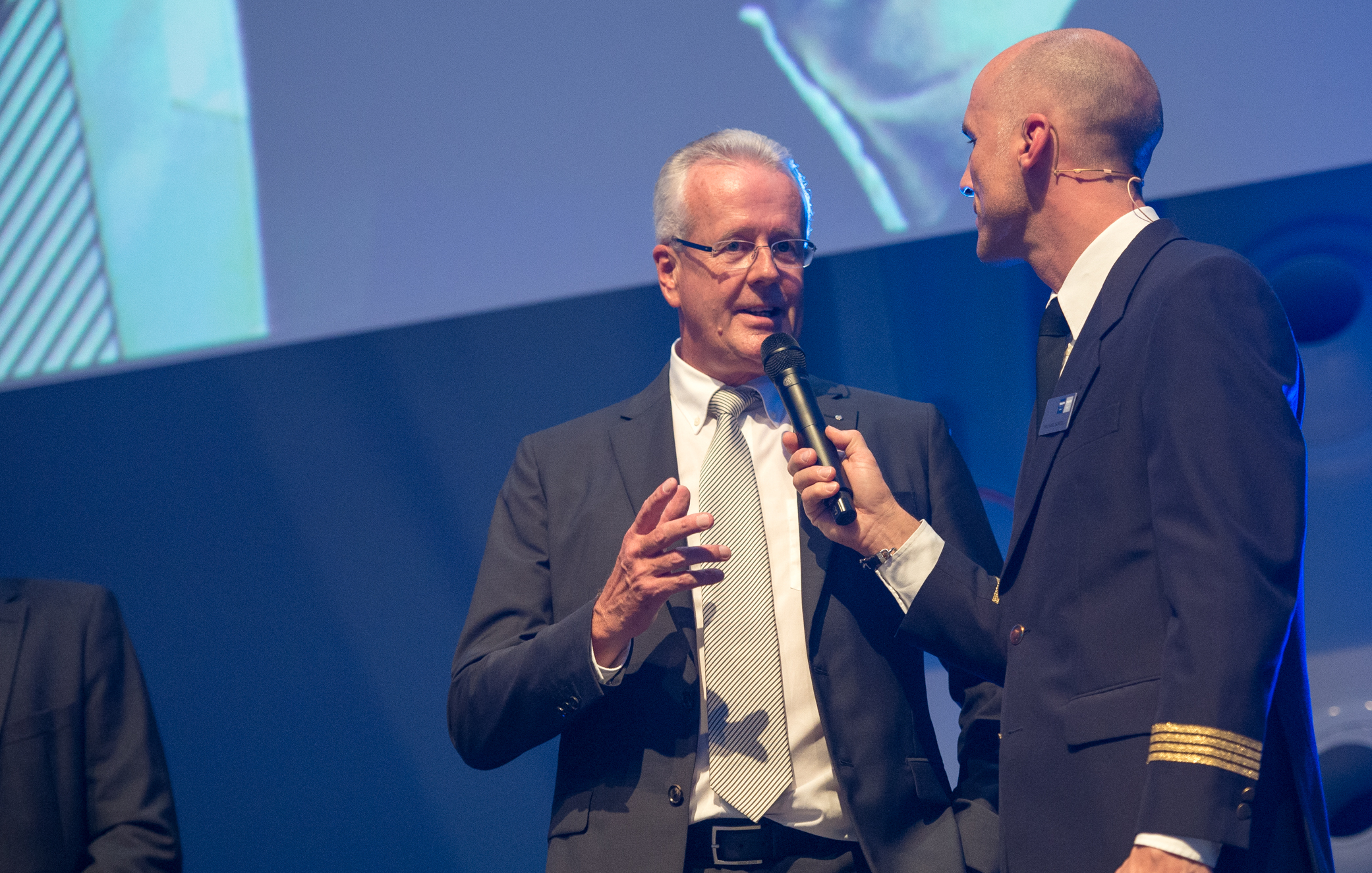 Werner Eglin, Michael Sokoll (Moderator)