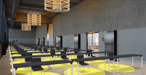 Seminarbestuhlung Corona 2 Meter Abstand